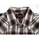 Vintage Plaid Western Pearl Snap Shirt SS Mens L 90s Maroon Shadow Cobain Grunge
