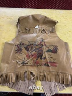 Vintage Prior Denver Western Vest Size Large