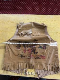 Vintage Prior Denver Western Vest Size Large