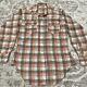 Vintage RARE 1950's Levi's Shorthorn Western Wear Pink Plaid Pearl Snap Shirt