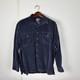 Vintage RRL Men's Corduroy Oversized Shirt Sz Large L Navy Blue 100% Cotton