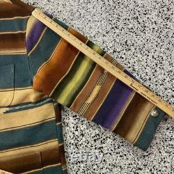 Vintage Ralph Lauren Polo Country Jacket Mens Large Southwestern Blanket Stripe