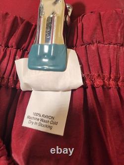 Vintage Red Rock Reflections Western Outfit With Broomstick Skirt With Belt Lg