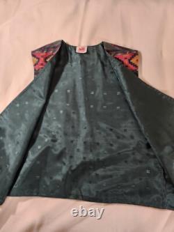 Vintage Red Rock Reflections Western Outfit With Broomstick Skirt With Belt Lg