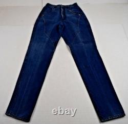 Vintage Riding Jeans Rocky Mountain Size W28 L34 80s Blue High Waist Made USA