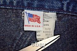 Vintage Riding Jeans Rocky Mountain Size W28 L34 80s Blue High Waist Made USA