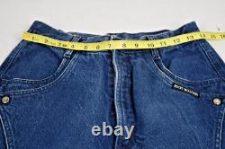 Vintage Riding Jeans Rocky Mountain Size W28 L34 80s Blue High Waist Made USA