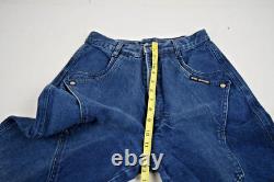 Vintage Riding Jeans Rocky Mountain Size W28 L34 80s Blue High Waist Made USA