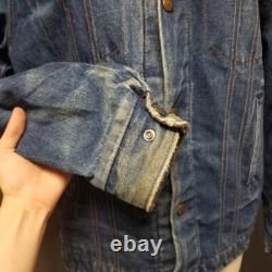 Vintage Saddle King Embroidered Jean Trucker Jacket Equestrian Barrel Racing