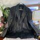 Vintage Scully Black Leather Fringed Jacket Western Cowboy RARE Size 50 L Beauty