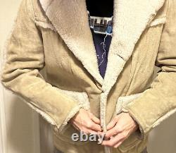 Vintage Sear Western Wear Suede Jacket Work Coat Men's Large 70s 80s
