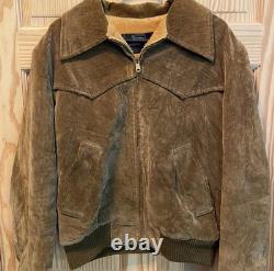 Vintage Sears 70's Western wear Corduroy Lined Coat Jacket L But Fits A Medium