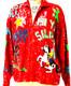 Vintage Sequin Jacket Red Size L Cowboy Cowgirl Western Novelty Rare 80s Modi