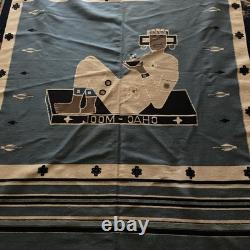 Vintage Southwest Texcoco Tapestry 53 X 72 Chaco-mool