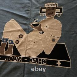 Vintage Southwest Texcoco Tapestry 53 X 72 Chaco-mool