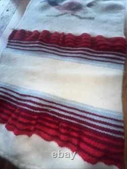 Vintage Southwest Wall Decor Tapestry Textile Roadrunner Bird Flute Navajo 55x22