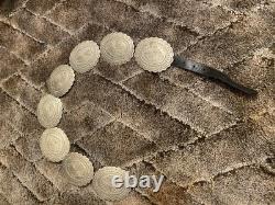 Vintage Southwestern Style Large Concho Belt Stamped Design