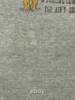 Vintage Sportswear T Shirt Wyoming Cowboy 70s Men XL Western Rare Ringer USA