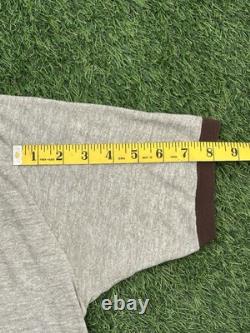 Vintage Sportswear T Shirt Wyoming Cowboy 70s Men XL Western Rare Ringer USA