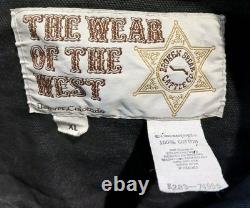 Vintage THE WEAR OF THE WEST Mens XL Western Duster Coat BROKEN SPEAR CATTLE CO