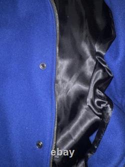 Vintage Tony Lama Leather Wool Jacket Western Cowboy USA Made Men's Large