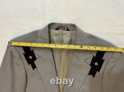 Vintage Trego's Westwear Mens Western Jacket Grey Faux Suede 42 L Blazer