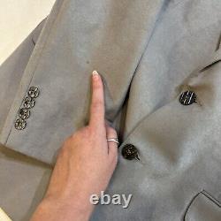 Vintage Trego's Westwear Mens Western Jacket Grey Faux Suede 42 L Blazer