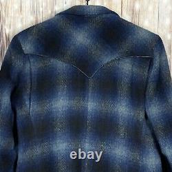 Vintage Tregos Westwear Men's Jacket 42L Excellent/Beautiful Condition Wool Lthr
