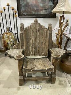 Vintage Twigs Gallery Cave Creek AZ Western Style Large Pine Adirondack Chair