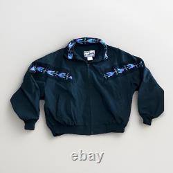 Vintage Walls Mountain Western Wear Jacket Aztec Southwestern Made In USA Coat L
