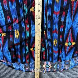 Vintage Western Button Shirt Mens Large Southwest Aztec Cowboy Frontier Series