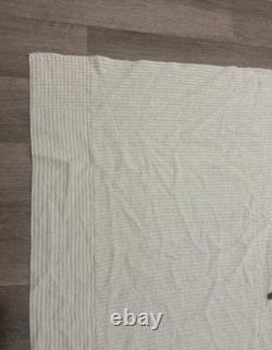 Vintage Western Cowboy Saddle Chenille Bedspread Horse Horseshoe Coverlet Bed Lg
