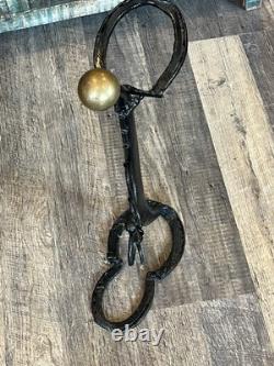 Vintage Western Primitive Horseshoe Cane Unbrella Stand 25 Tall Lg