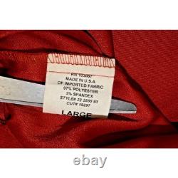 Vintage Western Shirt Monterey Bay Size L 90s Red Running Horses Snaps Made USA