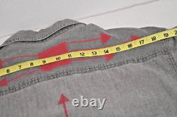 Vintage Western Shirt Wrangler Size L 90s Gray Red Arrows Western Back Design