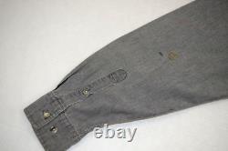 Vintage Western Shirt Wrangler Size L 90s Gray Red Arrows Western Back Design