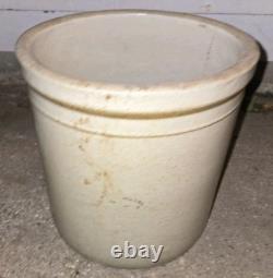 Vintage Western Stoneware Monmouth 3 Gallon Crock