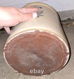 Vintage Western Stoneware Monmouth 3 Gallon Crock