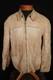 Vintage Western Style Men's 1950's Brown Deerskin Suede Jacket Size Large