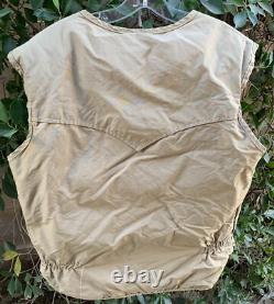 Vintage Western Trails Bend Oregon Puffer Vest Cowboy Down Camping Maybe Size L