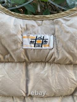 Vintage Western Trails Bend Oregon Puffer Vest Cowboy Down Camping Maybe Size L