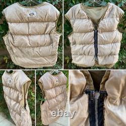 Vintage Western Trails Bend Oregon Puffer Vest Cowboy Down Camping Maybe Size L