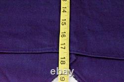 Vintage Western Vest Roper Size L 80s Blue Orange Diamond Tapestry Made USA