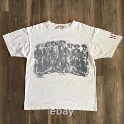 Vintage Whipp Western Wear T-Shirt Men's Size L White Rare Pancho Villa RARE