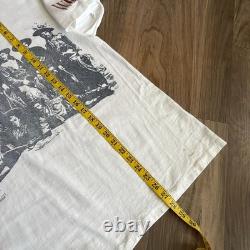 Vintage Whipp Western Wear T-Shirt Men's Size L White Rare Pancho Villa RARE