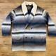 Vintage Woolrich Western Aztec Navajo Jacket Coat Double Breasted Womens Size XL