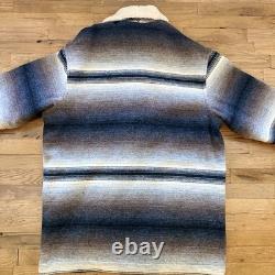 Vintage Woolrich Western Aztec Navajo Jacket Coat Double Breasted Womens Size XL