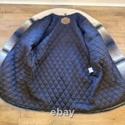 Vintage Woolrich Western Aztec Navajo Jacket Coat Double Breasted Womens Size XL