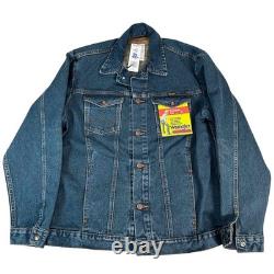 Vintage Wrangler Cowboy Cut Denim Jacket Western Style Large 71465DB NWT