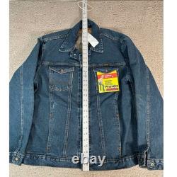 Vintage Wrangler Cowboy Cut Denim Jacket Western Style Large 71465DB NWT